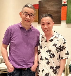 苏童与总监的合影