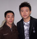 刘嘉亮与总监的合影